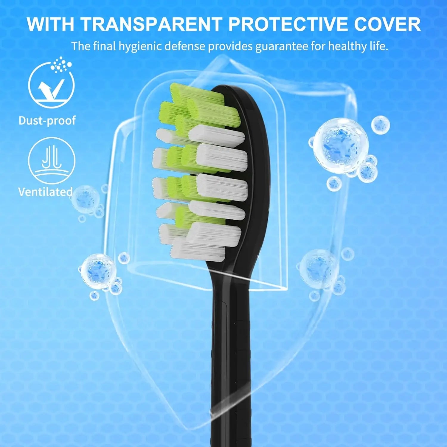 4/10pcs Toothbrush Replacement Heads Compatible with Philips One Series Sonicare Rechargeable Toothbrush HY1200/06 BD1003/AZ Beauty World Shop