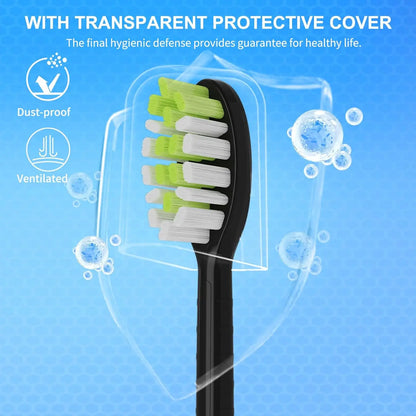 4/10pcs Toothbrush Replacement Heads Compatible with Philips One Series Sonicare Rechargeable Toothbrush HY1200/06 BD1003/AZ Beauty World Shop