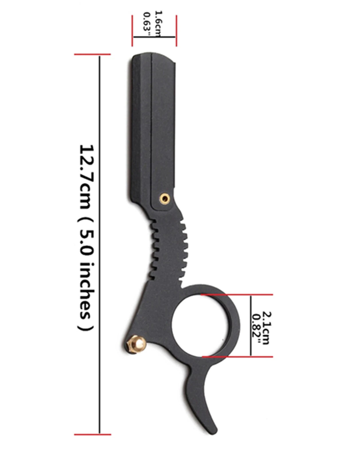 12.7cm 1Pcs Men Straight Barber Edge Steel Folding Shaving Knife Hair Removal Tools Shaving Razor With Blade Body Razors 6111# Beauty World Shop