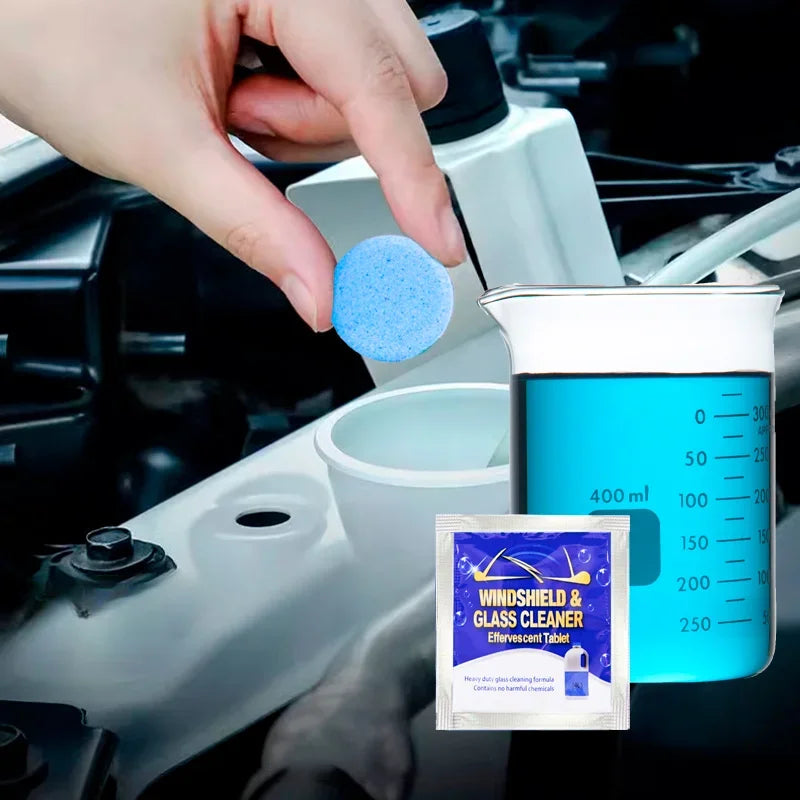 ‌All-Season Windshield Washer Effervescent Tablet (Solid Concentrate) Shellac-Free Formula Beauty World Shop
