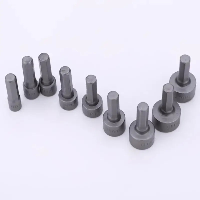 9-14pcs 5mm-13mm Hex Sockets Sleeve Nozzles Nut Driver Set Screwdriver Set Schroevendraaier Set Bits Sets Tools Socket Wrenches Beauty World Shop