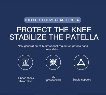 1PC Patella Kneecap Band Adjustable Silica Gel Knee Tendon Strap Protector Knee Pad Running Sports Cycling Gym Knee Support Beauty World Shop