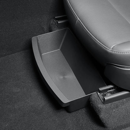 For Tesla New Model Y 2025 Launch Juniper Front Seats Under Seat drawer TPE Storage Box Beauty World Shop