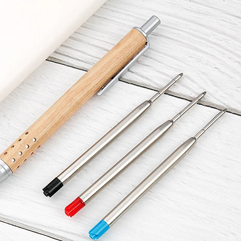 98mm1.0mm Ballpoint Pen Refills For Parker Pens Medium Point Blue Red Black Ink Rods For Writing Office Stationery Beauty World Shop
