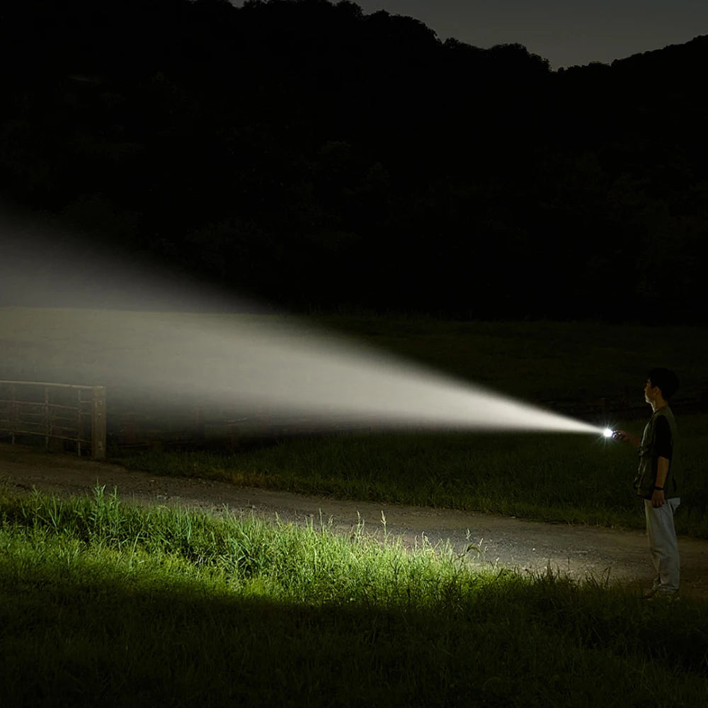 MIJIA Multifunctional Portable Flashlight， Lightweight And Portable，30H Ultra-long Battery Life，1000 Lumens Strong Light -CN Beauty World Shop