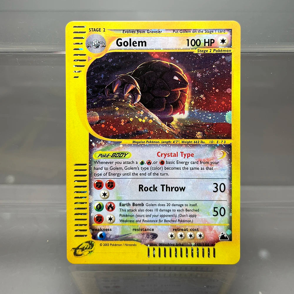 PKM Cards Charizard Steelix Celebi Single Foil Cards Magneton Gengar Classic Game Collection Cards PTCG Proxy Cards Beauty World Shop