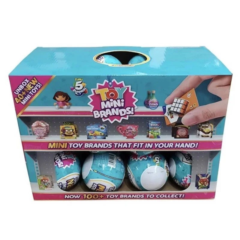 Disney 5 Surprise Capsule Toys Mini Brands Series 3 Mystery Blind Box Fashion Surprise Ball Cartoon Figures Collectible Toys Beauty World Shop