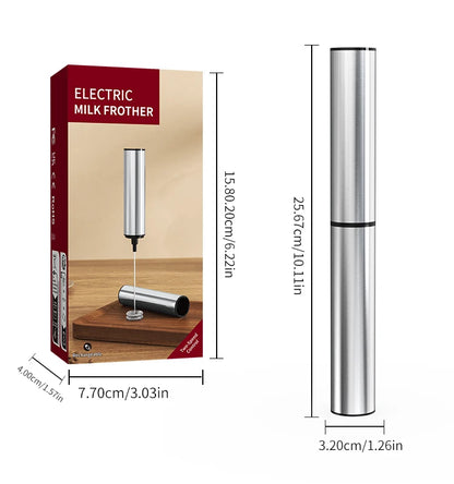Kitchen Powerful Stirrer Milk Frother Handheld Foam Maker for Lattes Whisk Drink Mixer Coffee Electric Rechargable Egg Beater Beauty World Shop