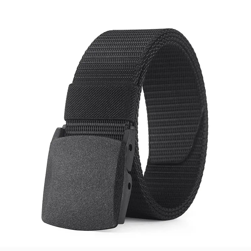 Men's Belt Outdoor Casual Canvas Belt Metal Free Training Nylon Tactical Belt With Pants Jeans Belt Sports Belts For Men Women Beauty World Shop