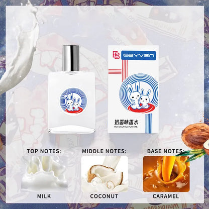 Sweet Milk Perfume Brand Long-lasting Fragrance White Rabbit Milk Candy Fragrance Fresh Light Fragrance Daily Neutral Perfume Beauty World Shop
