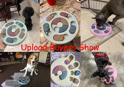 Dog Puzzle Toys Slow Feeder Interactive Increase IQ Food Dispenser Non-Slip Slowly Eating Bowl Cat Dogs Food Games Beauty World Shop