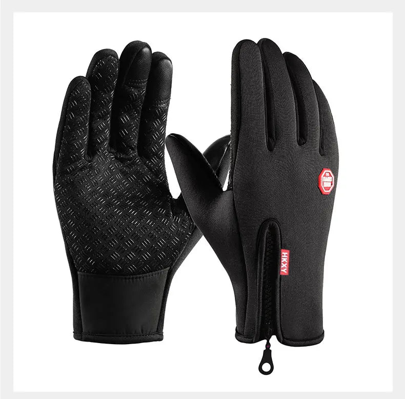 Winter Men's And Women's Warm Gloves, Waterproof And Skin Friendly Touch Screen, Suitable For Cycling And Skiing Beauty World Shop