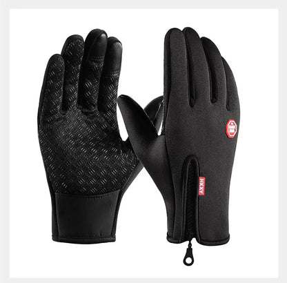 Winter Men's And Women's Warm Gloves, Waterproof And Skin Friendly Touch Screen, Suitable For Cycling And Skiing Beauty World Shop