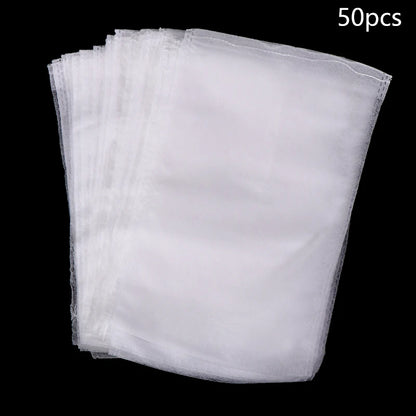 50Pcs Grapes Fruit Protection Bags Pest Control Anti-Bird Garden Netting Bags Mesh Agricultural Tree Garden Tool Bags Beauty World Shop