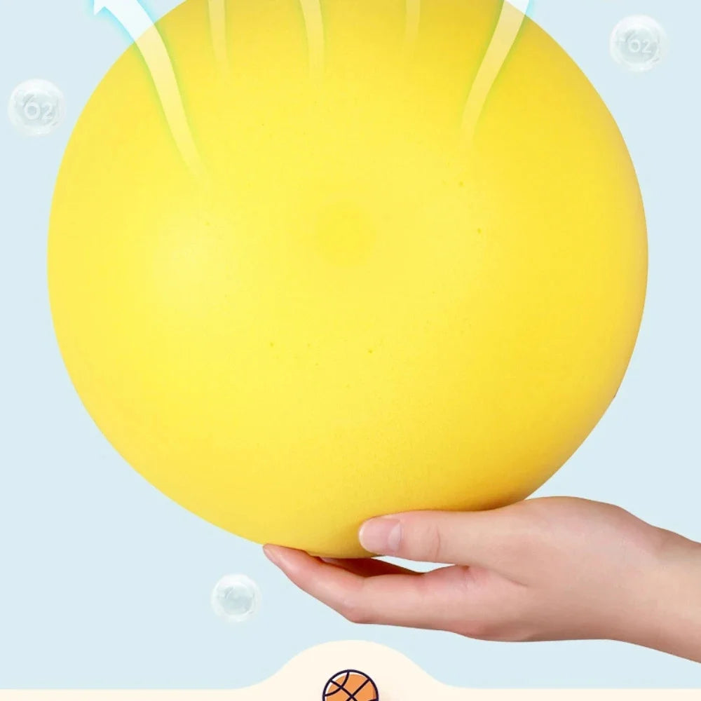 Foam Basketball Kids Silent Basketball Bouncing Mute Silent Ball Bounce Squeezable Mute Bouncing Basketball Beauty World Shop