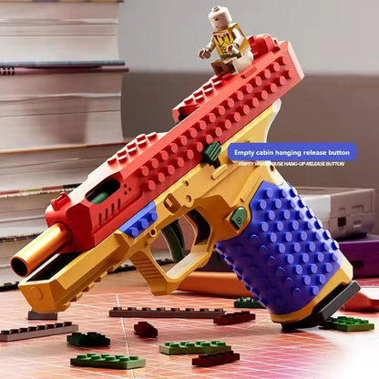 Educational Plastic Shooting Gun Block Puzzle Toy Launchable Weapon Building Blocks and Bricks Beauty Trend Shop