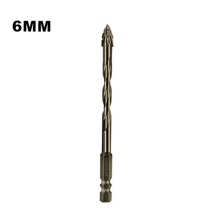 High-Four-edged serrated eccentric drill for dry drilling of ceramic tiles, glass, marble, concrete, stainless steel drill bits Beauty World Shop