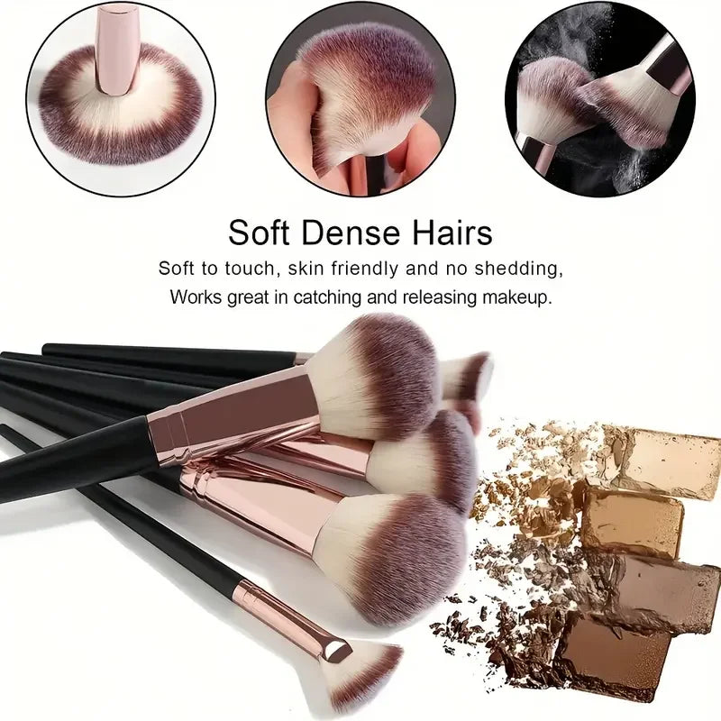 Professional 3-20PCS Makeup Brushes Set Eyeshadow Foundation Concealer Blending Blush Brush Kabuki Soft Fluffy Women Beauty Tool Beauty World Shop