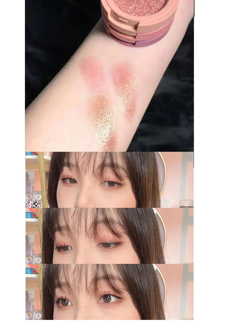 Tri-Color Eye Shadow, Matte Create Multi-Layered Eye Makeup Beauty Trend Shop