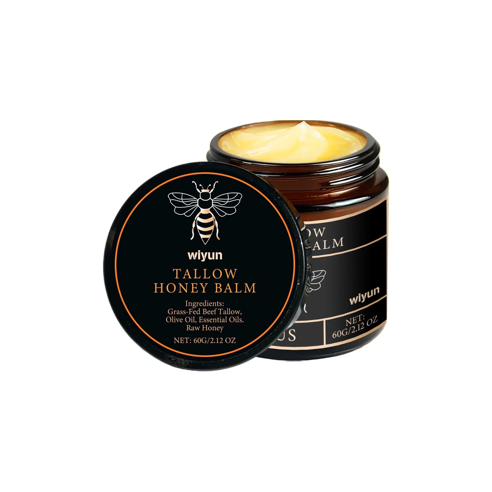 Beef Tallow Honey Cream Brightening Fade Dark Spots Remove Melanin Firming Non-Greasy Lasting Moisturizing Soothing Body Lotion Beauty World Shop