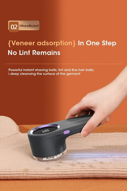 Electric Lint Remover Electric Pellet Fluff Remover Digital Display Debobbler Clothes Shaver Multifunction for Clothes Sweater Beauty World Shop