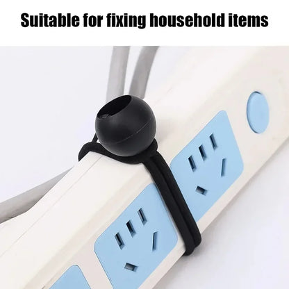 Outdoor Elastic Ball Rope Bungee Cords Portable Tent Fixing Tarpaulin Awning Canopy Heavy Duty Tarp Tie Down for Shelter Cargo Beauty Trend Shop