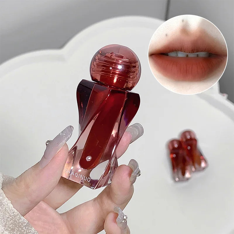 Artistic Soft Mist Mousse Lip Glaze Velvet Matte Lipstick Holding Makeup Not Easy to Sticky Cosmetics Lipstick Beauty Trend Shop
