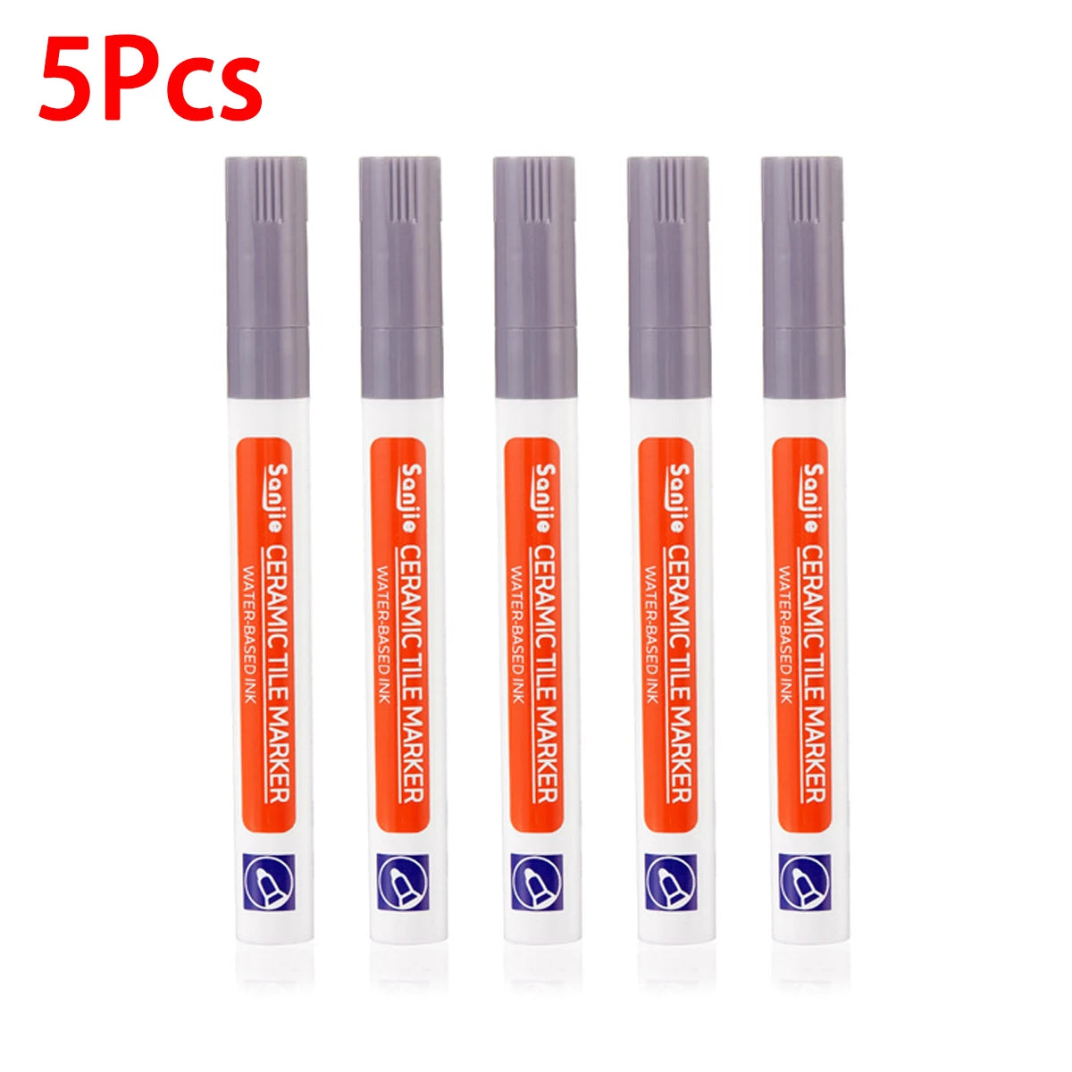 1Pcs Waterproof Ceramic Tile Grout Marker Pen, White Tile Repair Pen with Anti-Mold Filler, Bathroom Floor Tile Gap Cleaning Pen Beauty World Shop