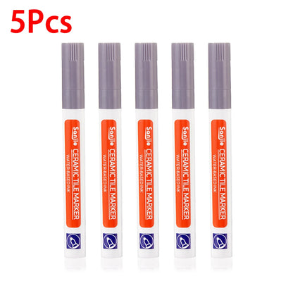 1Pcs Waterproof Ceramic Tile Grout Marker Pen, White Tile Repair Pen with Anti-Mold Filler, Bathroom Floor Tile Gap Cleaning Pen Beauty World Shop