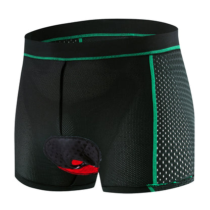 New Cycling Shorts Men's Cycling Underwear Breathable Mesh Riding Underpant Gel Pad Shockproof Bike Shorts Bicycle Underwear Beauty World Shop