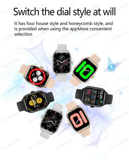 Smart Watch For Android IOS Watches 1.83inch HD Display Bluetooth Call Message Alert Music Sports Mode Smartwatch Men Women Gift Beauty World Shop
