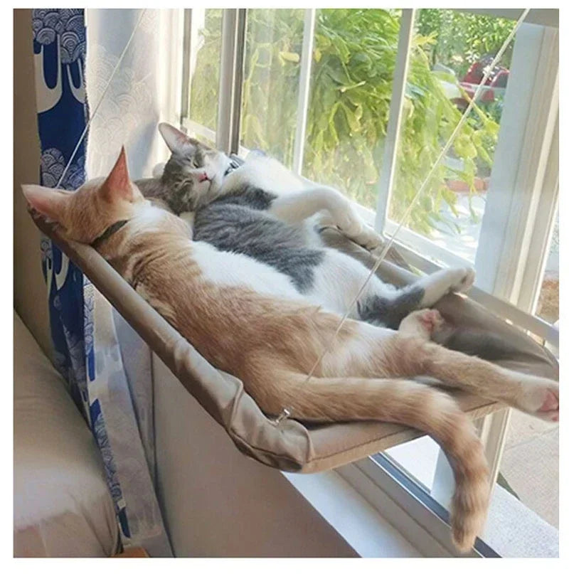 20KG Pet Cat Hammock Hanging Cat Bed Bearing Comfortable Cat Sunny Window Seat Mount Kitten Climbing Frame Pet Accessories Beauty World Shop