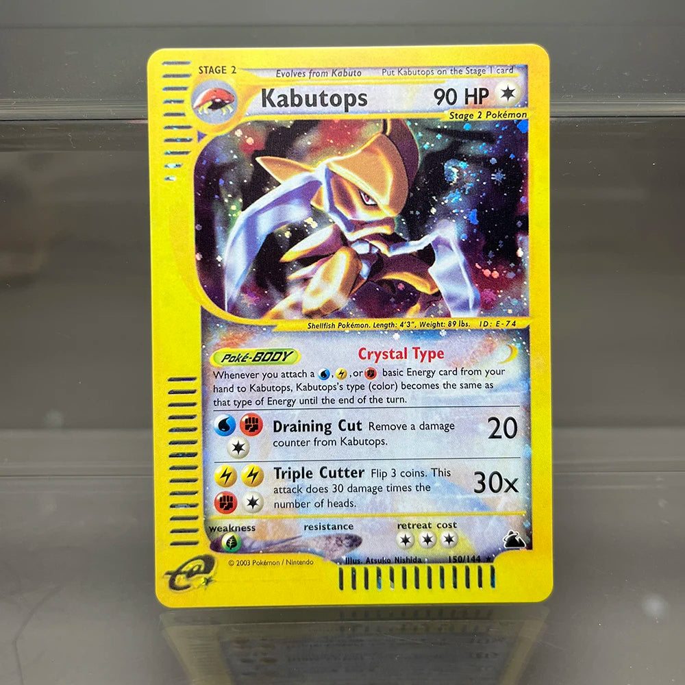PKM Cards Charizard Steelix Celebi Single Foil Cards Magneton Gengar Classic Game Collection Cards PTCG Proxy Cards Beauty World Shop