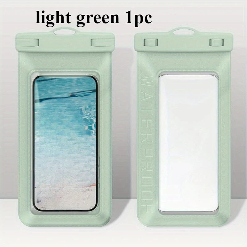 1PC transparent mobile phone waterproof bag large general diving swimming hot spring smartphone waterproof bag Beauty World Shop