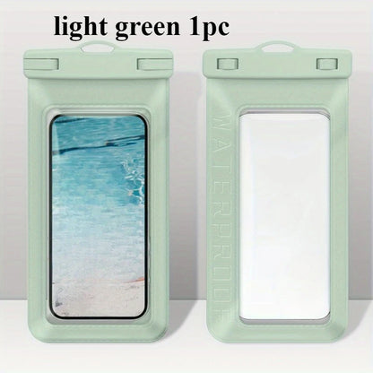 1PC transparent mobile phone waterproof bag large general diving swimming hot spring smartphone waterproof bag Beauty World Shop