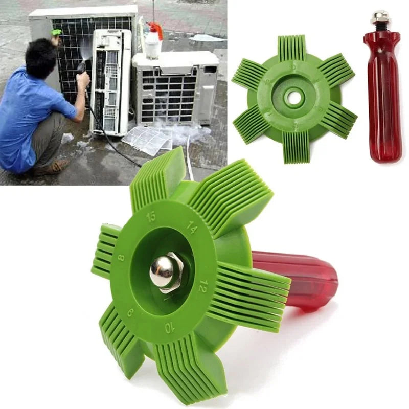Universal Car A/C Radiator Condenser Fin Repair Comb Cooler Air Conditioner Straightener Cleaning Tools for Auto Cooling System Beauty World Shop