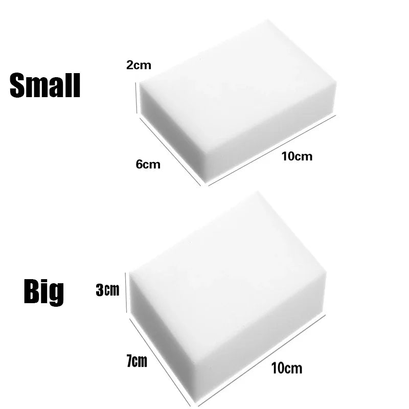 Melamine Sponge Magic Cleaning Sponges Eraser for Office Kitchen Bathroom Magic Cleaner Cleaning Tools 10x6x2cm 10x7x3cm Beauty World Shop