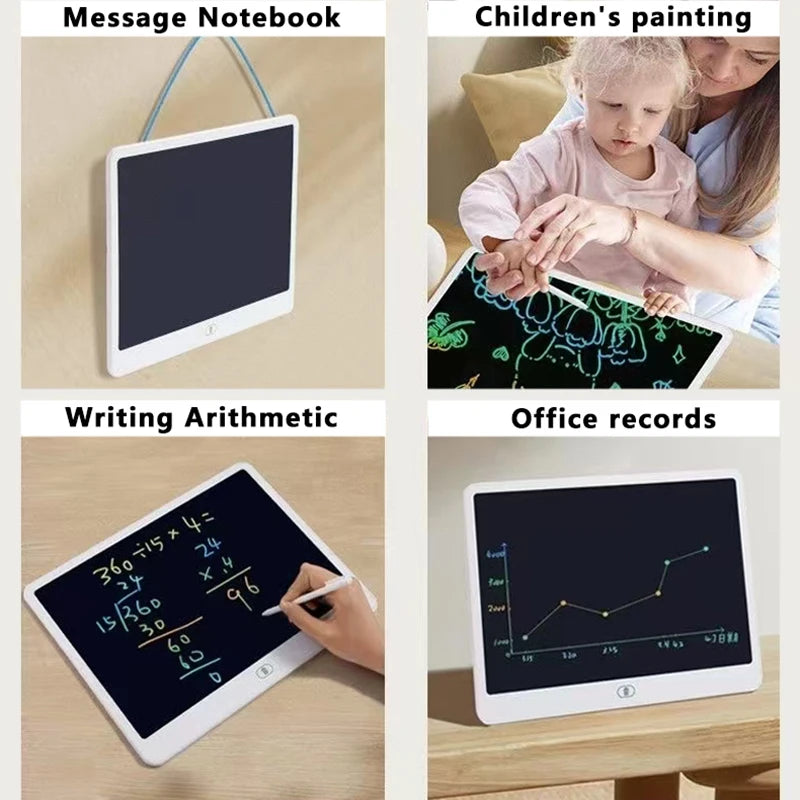 16/13/11 Inch LCD Writing Board Drawing tablet Kids Writing Painting Children Educational Toys for 3 4 5 6 7 8 Years Girls Boys Beauty World Shop