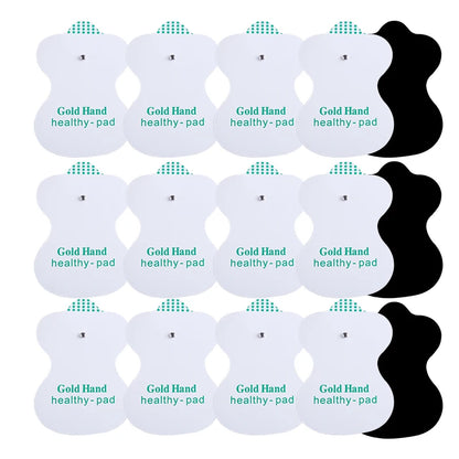 Button Electrode Pads Reusable Massage Patch for Tens Electrodes Massage 3.5mm Plug Body Massager Accessories Beauty World Shop