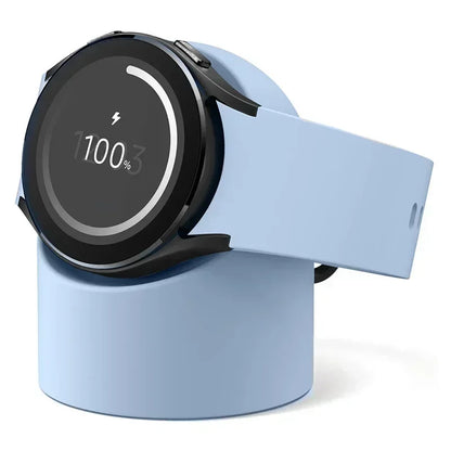 Compatible with Samsung Galaxy Watch 7 6 5 Charger Stand 40 44 46mm Galaxy Watch 5Pro Charger silicone Stand Charging base Beauty World Shop