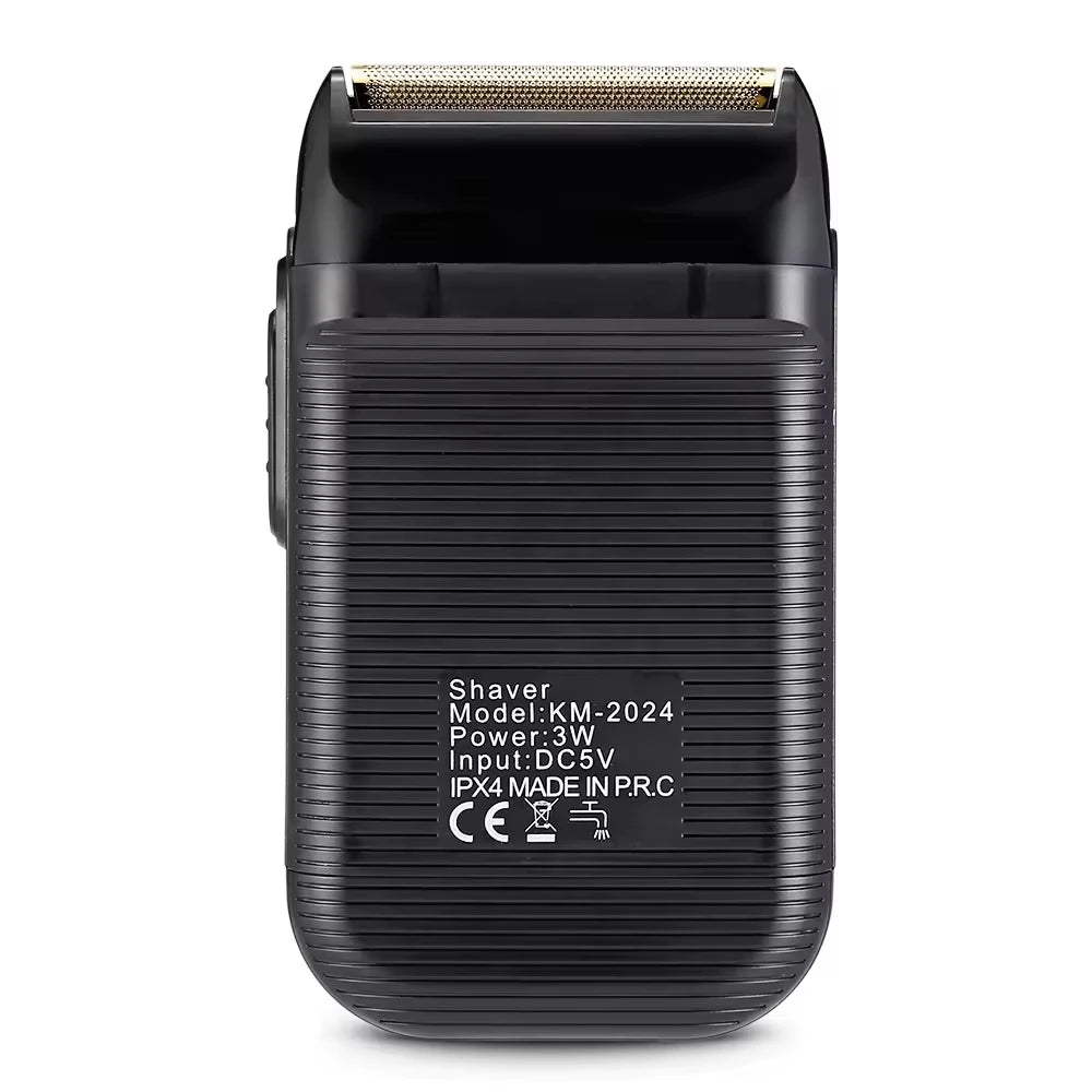 Kemei KM-2024 USB Charging Electric Shaver For Men Reciprocating Twin Blade Razor Shaver Beard Trimmer Shaving Machine Beauty World Shop