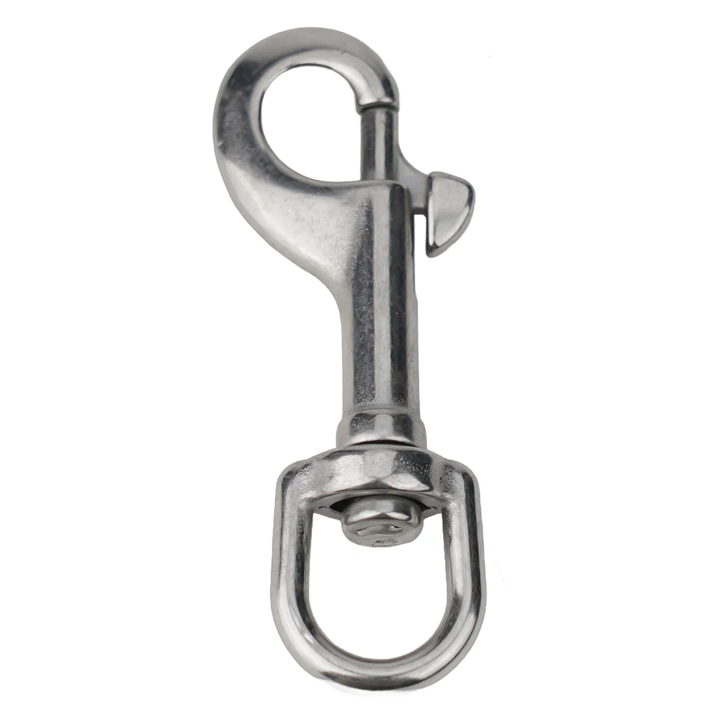 1PCS 316 Stainless Steel Diving Swivel Bolt Snap Spring Hook Clip For Scuba Diving Pet Leash Flag Stainless Steel Oval Swivel Beauty World Shop