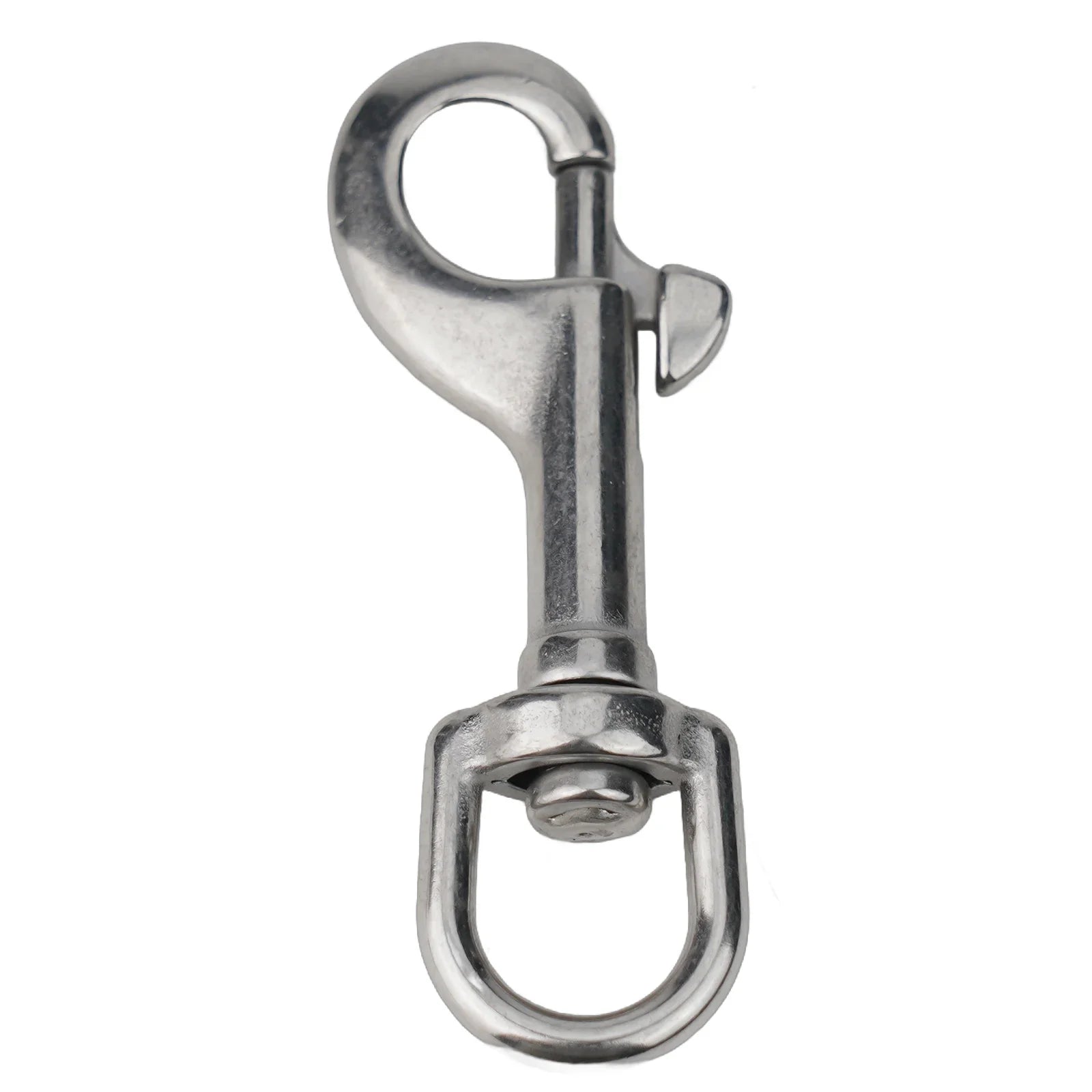 1PCS 316 Stainless Steel Diving Swivel Bolt Snap Spring Hook Clip For Scuba Diving Pet Leash Flag Stainless Steel Oval Swivel Beauty World Shop