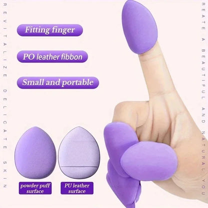 12Pcs Makeup Sponge Velvet Triangle Powder Puff Face Finger Puffs Mini Beauty Egg Liquid Foundation Tools Make Up Accessories Beauty World Shop