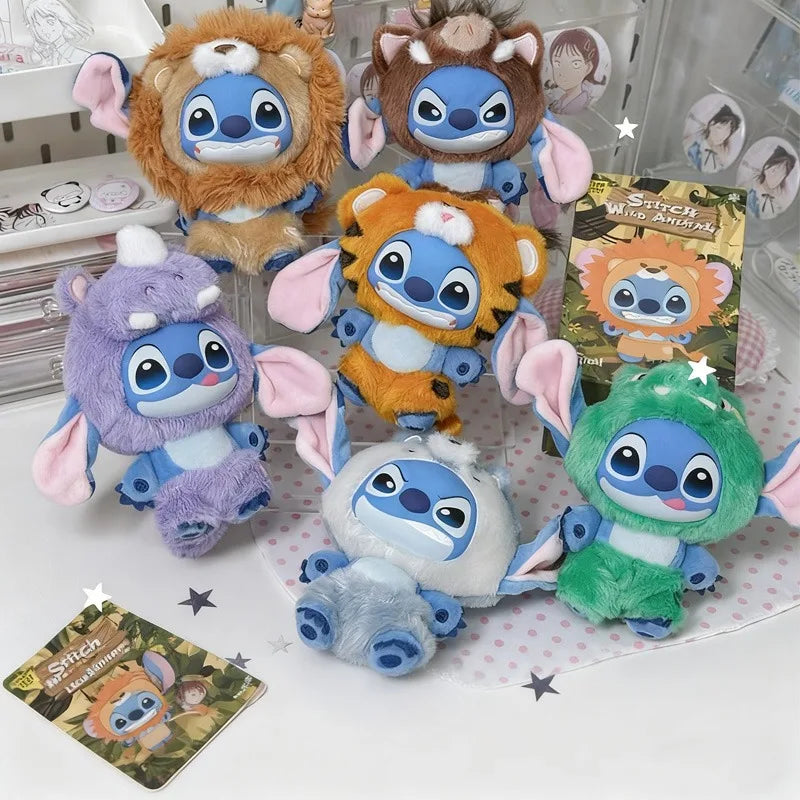 IN STOCK Stitch Animal Series Blind Box Bag Pendant Cute Plush Doll Mystery Box Toy Surprise Christmas Gift for Kids Girlfriend Beauty World Shop