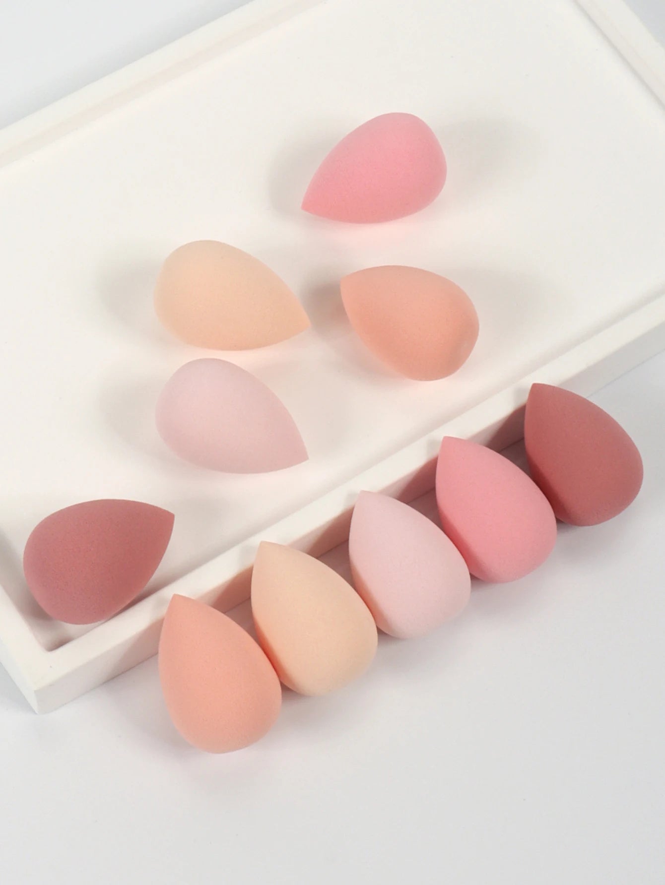 10 件 Mini Makeup Sponge Powder Puff Beauty Sponge for Makeup Concealer Liquid Foundation Face Cosmetic Puff Make up Sponge Beauty World Shop