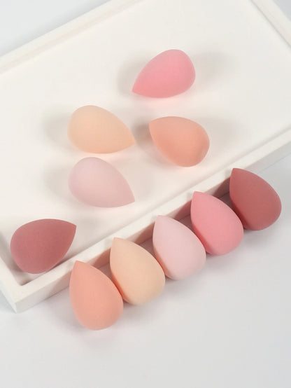 10 件 Mini Makeup Sponge Powder Puff Beauty Sponge for Makeup Concealer Liquid Foundation Face Cosmetic Puff Make up Sponge Beauty World Shop