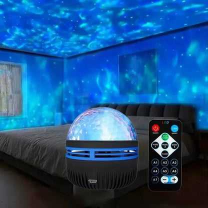 Northern Lights Starry Sky Projector LED Night Light with Remote Control USB A Variety of Styles for Home Bedroom Party Decor Beauty World Shop