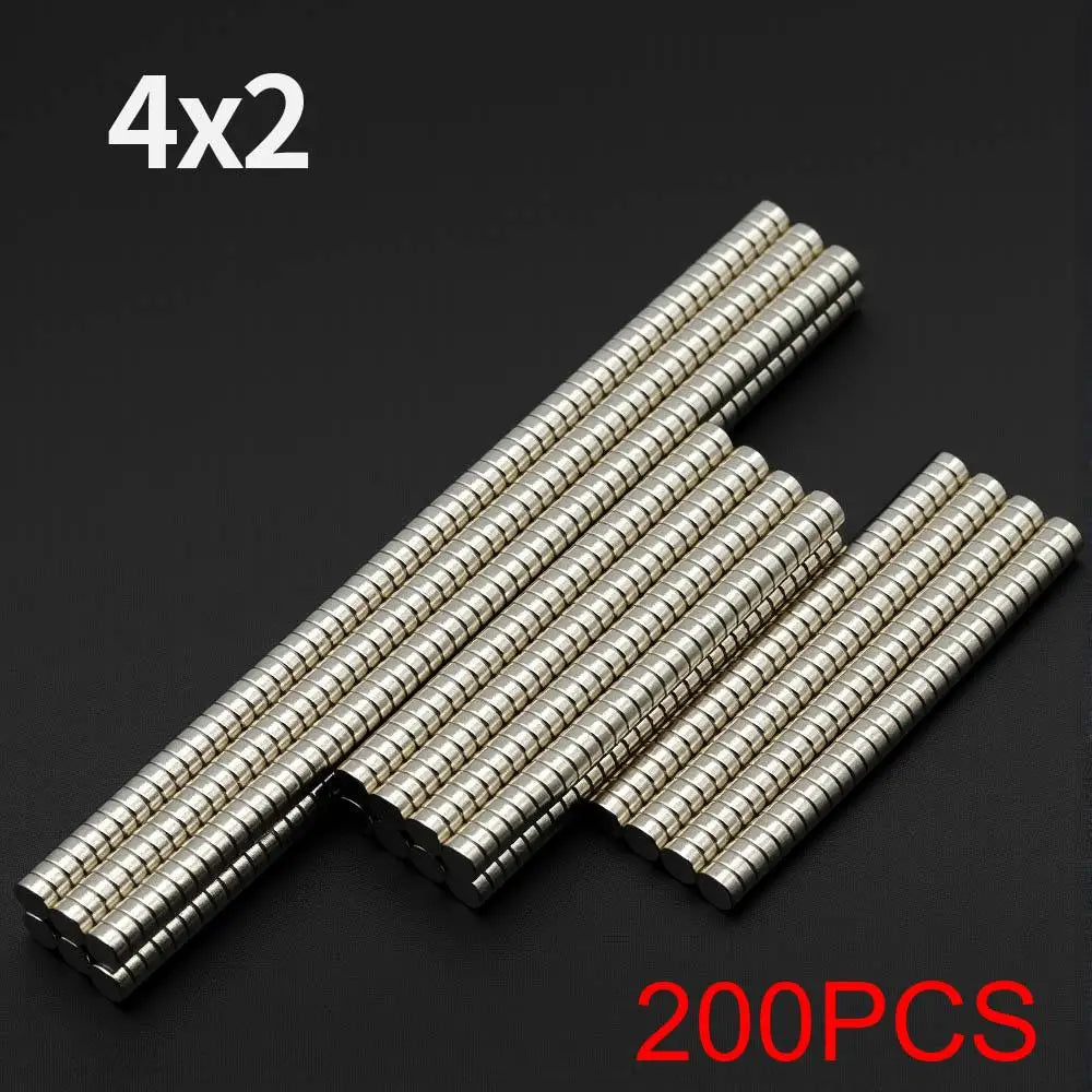 Powerful Neodymium Magnet N35 NdfeB Permanent Magnetic imanes Round Super Strong Fridge Magnets DIY 2/4/5/6/8/10x2/3mm Beauty World Shop
