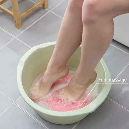 Exfoliating Foot Brush and Back Scrubber Anti-Slip Suction Cup - Deep Cleansing and Exfoliating Tool for Body Dirt Removal Beauty World Shop